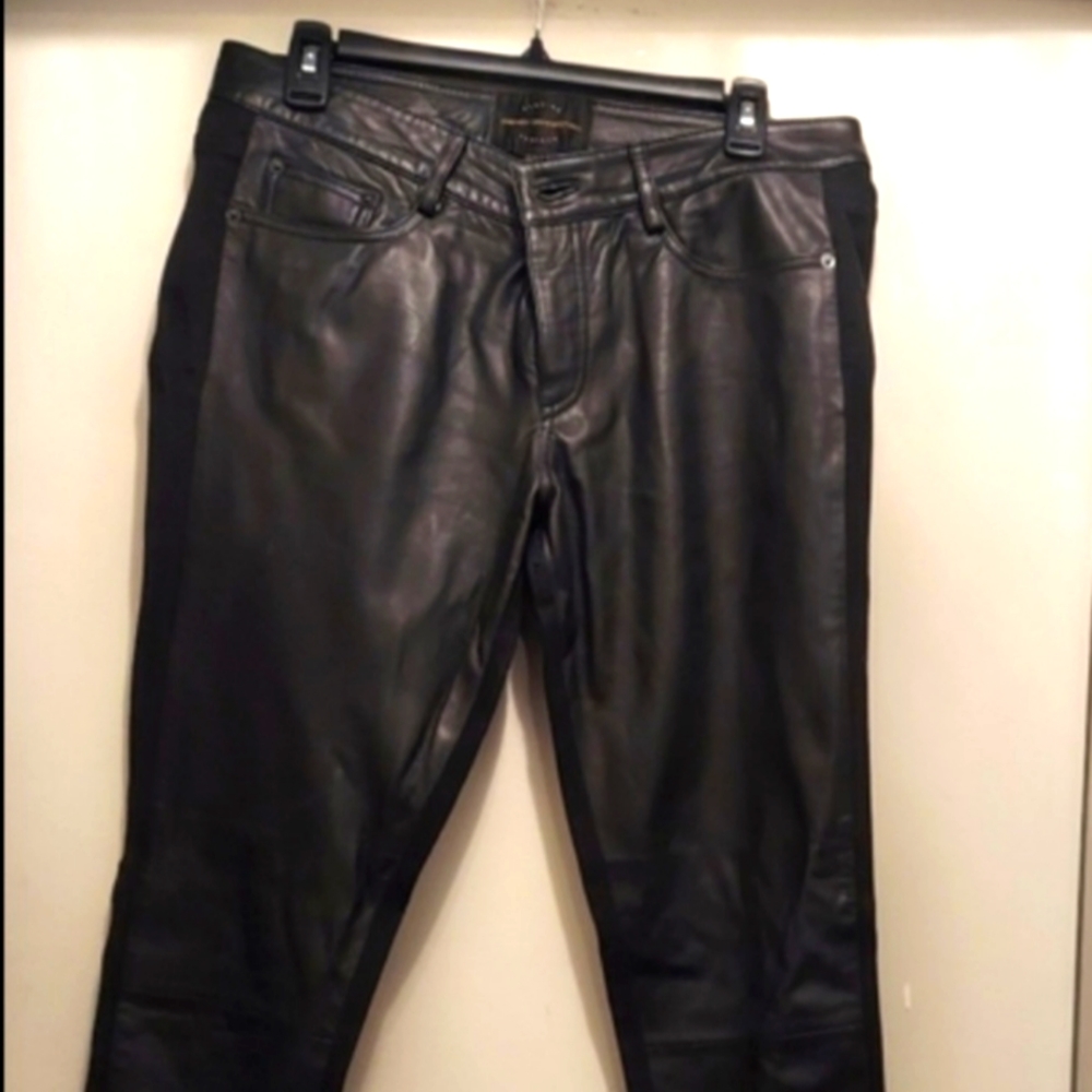 COPY - Black Leather jean combo